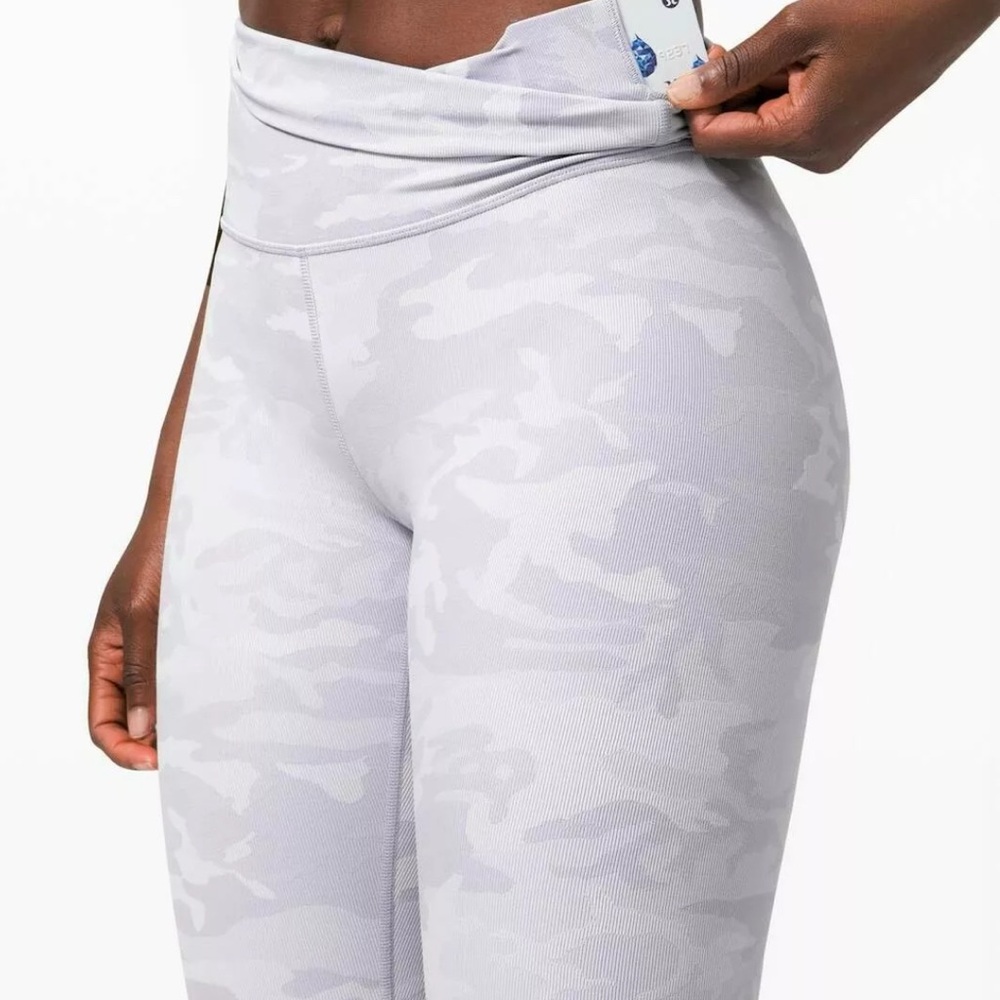 lululemon athletica Gray Camo Leggings